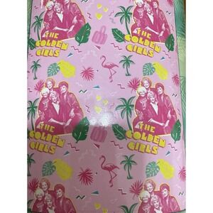 Golden Girls Pink Micromink Soft Throw ABC Official New With Tags 46x60